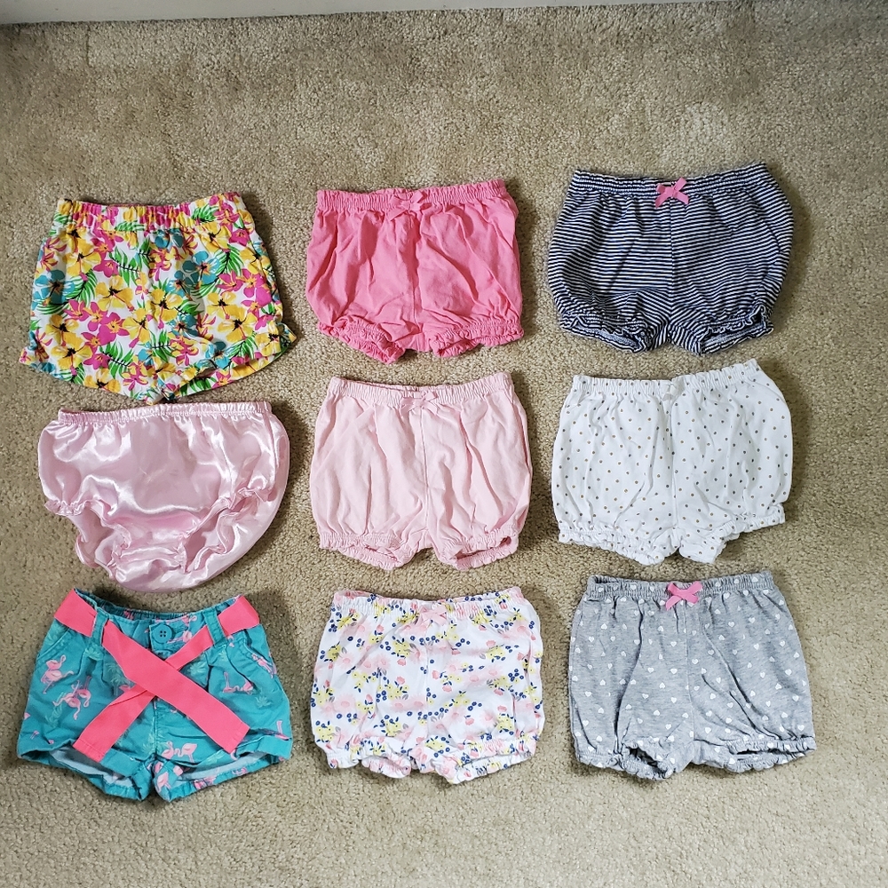 SALE EUC baby girl shorts & bloomers